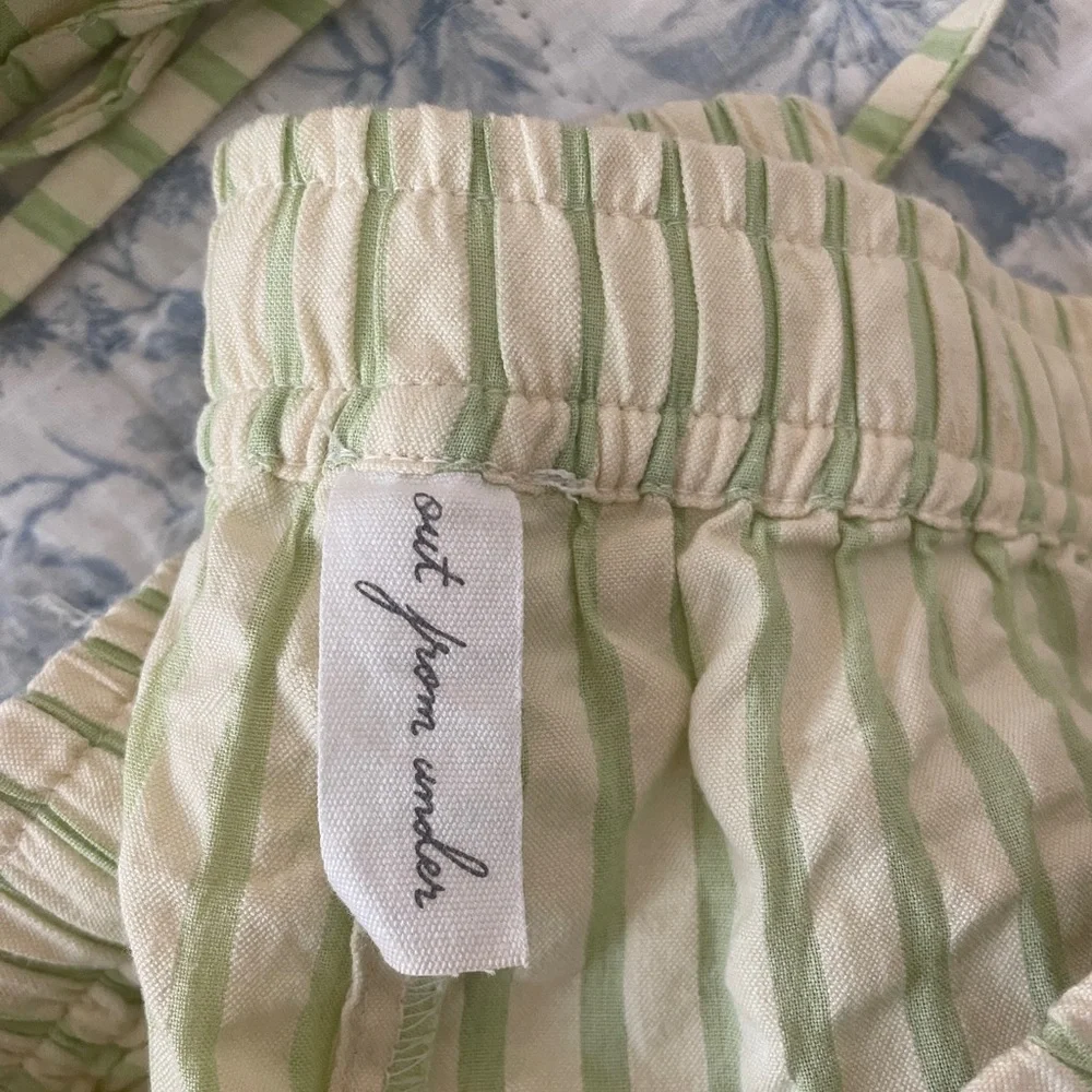 Urban Outfitters Light Green & Butter Yellow Matching Set
